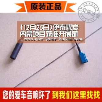 (12月25日)伊泰煤炭内蒙项目获准开展前期工作拟年产200万吨油品‘开元体育’(图2) 开云体育官网